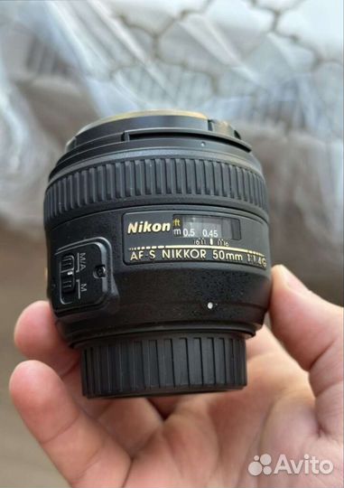 Объектив nikon 50mm f 1.4g af s nikkor (аренда)
