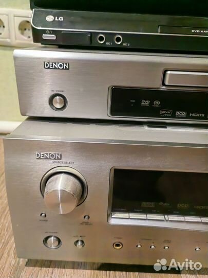 Сабвуфер, проигрыватель Denon