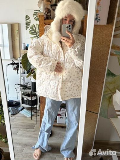 Куртка в цветочек