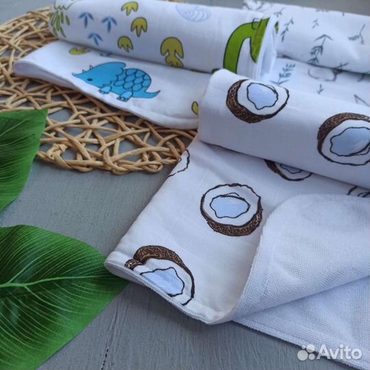 Непромокашки из муслина+махра 