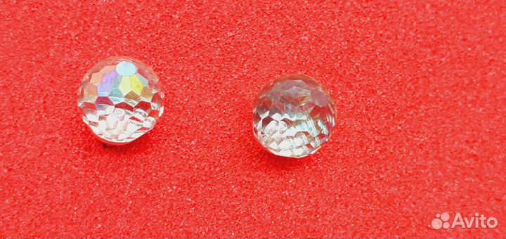 Серебряные серьги пусеты с Цирконием