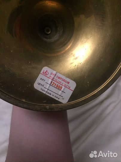 Старинный подсвечник из Индии