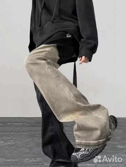 Rick owens штаны клеш type