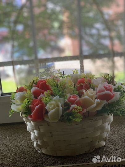 Мыло ручной работы букеты