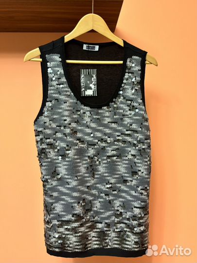 Krizia, безрукавка с паетками