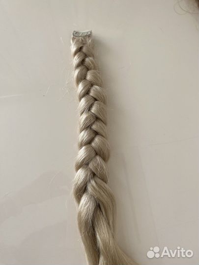 Косичка, натуральные волосы.70 см