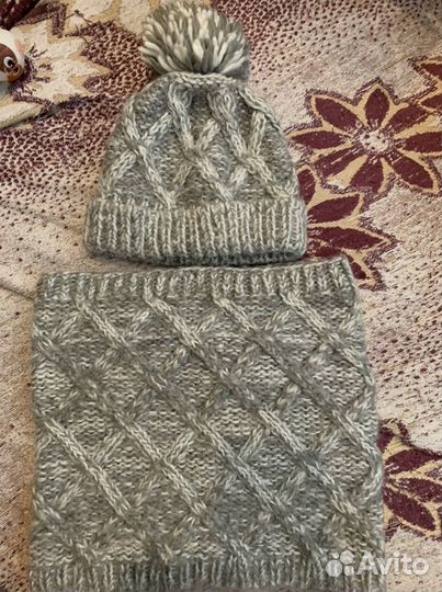 Комплект шапка и снуд next, 5-8 лет