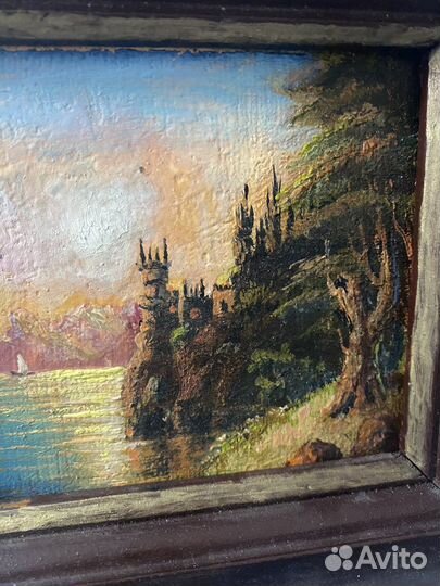 Картина маслом на холсте морской пейзаж