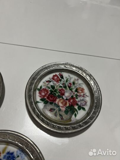 Тарелки фарфор 10см