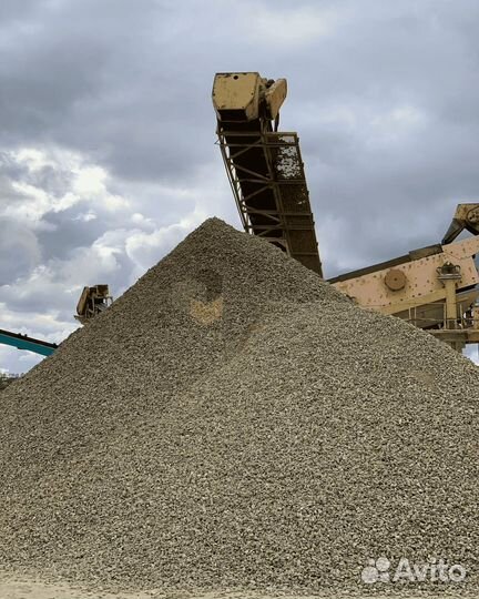 Щебень известковый