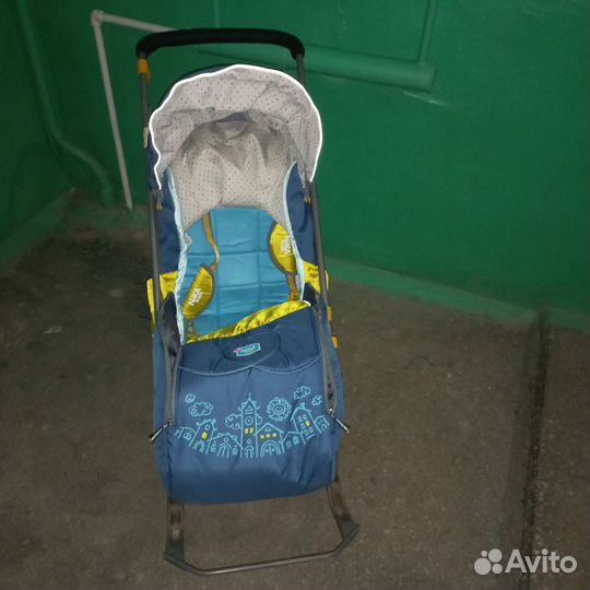 Санки коляска ника