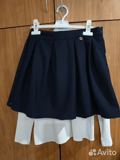 Школьная форма для девочки синяя 146