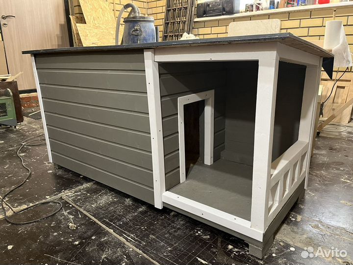 Будка для собаки утепленная