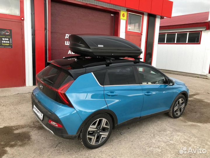 Автобокс Voyage 440л усиленный на Хендай Байон