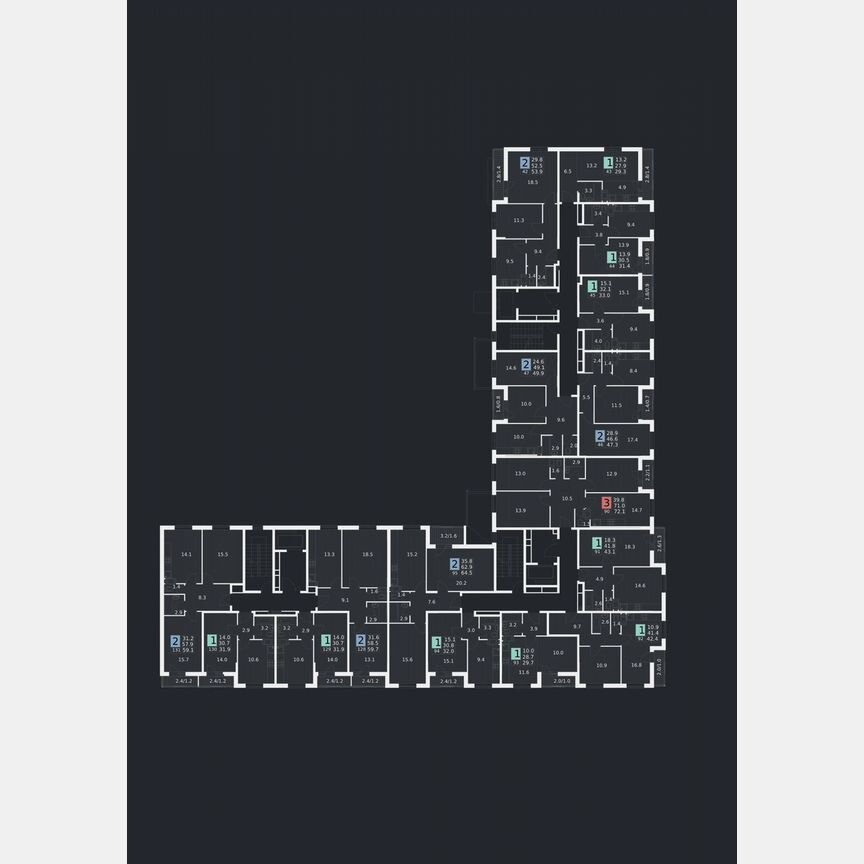 1-к. квартира, 32 м², 8/9 эт.