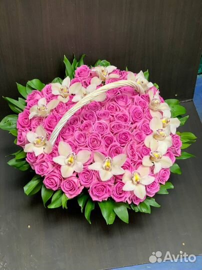 Милые корзинки с гипсофилой