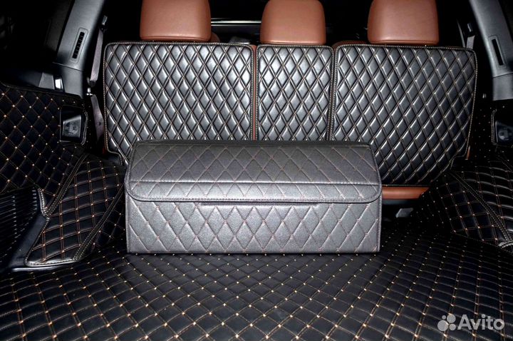 Ковры в салон на Toyota Land Cruiser 200 2016г