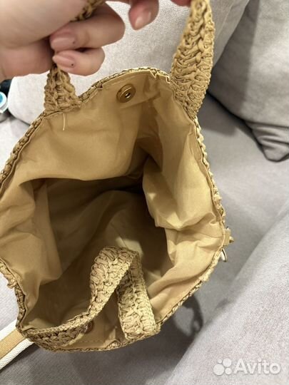 Сумка из соломки