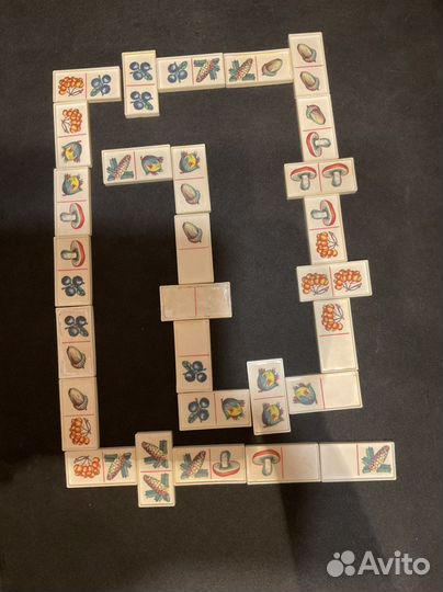 Детская игра домино « дары леса» СССР