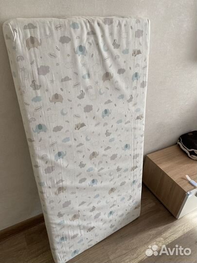 Детский матрас plitex 120х60х8 для новорожденных