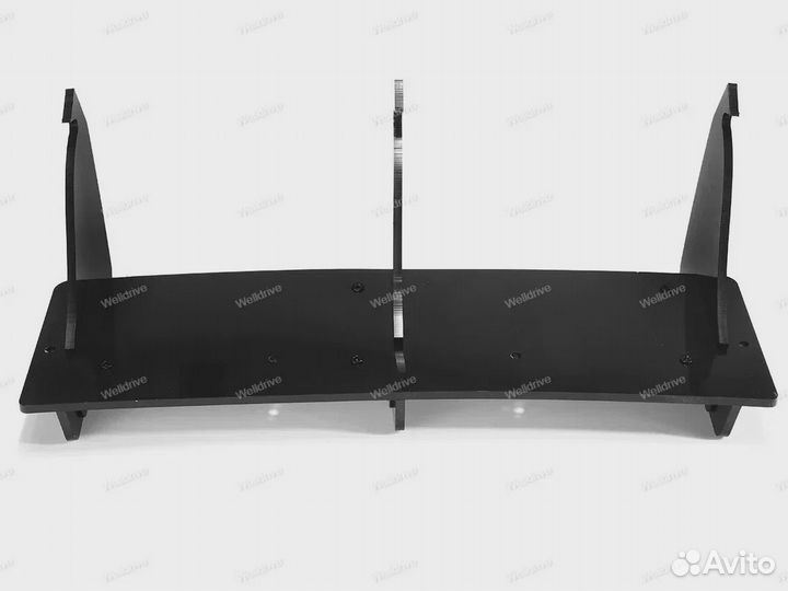 Диффузор BMW M3 F80 F81 черный глянец