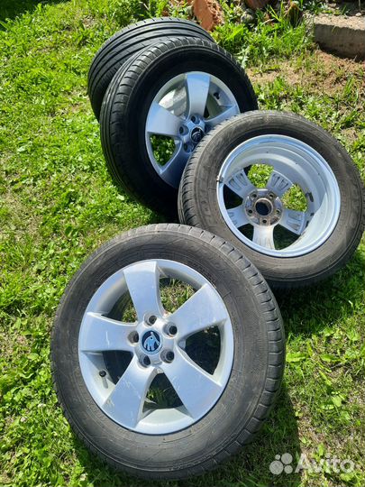 Летние шины на литых дисках