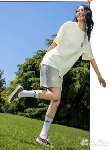 Кеды vans leopard