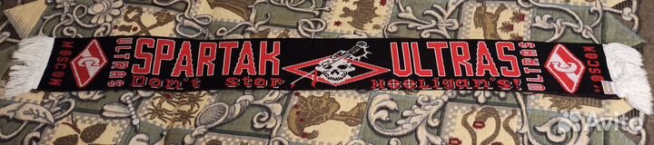 Футбольный шарф Спартак Москва Ультрас Череп