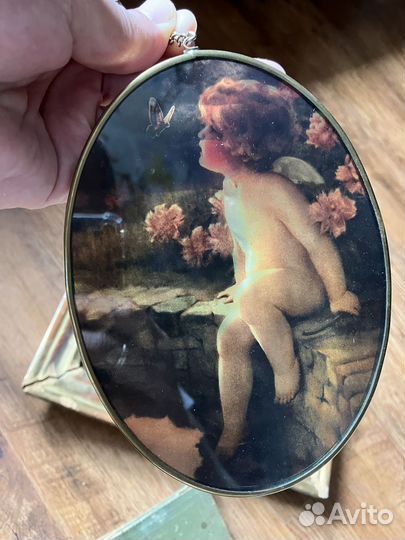 Ангелок на веницианском стекле