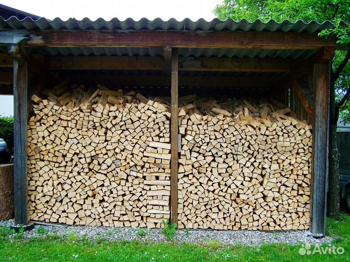 Дрова березовые колотые с доставкой 35 см