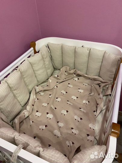 Бортики на кроватку