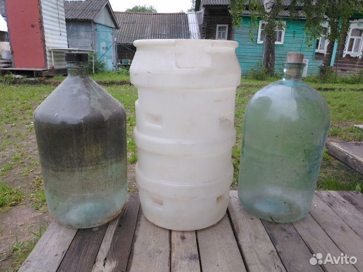 Бутыль стеклянная