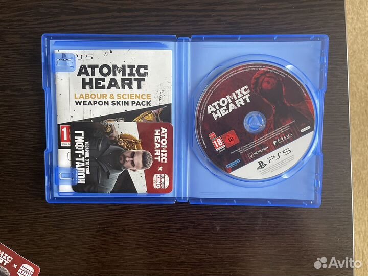 Atomic heart ps5 диск