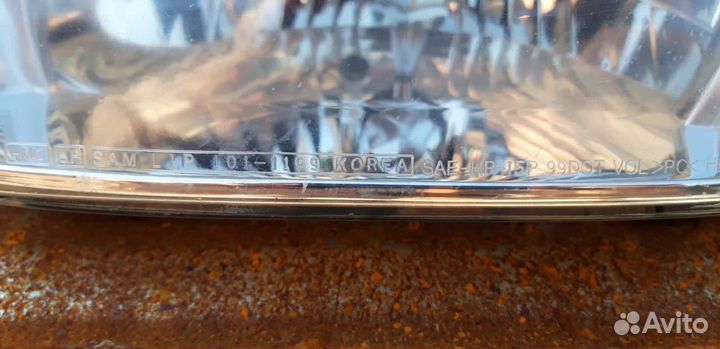 Передние фары сантафе classic тагаз