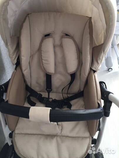 Коляска 2 в 1 indigo эко кожа