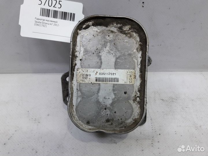 Радиатор маслянный Skoda Octavia A7 2012