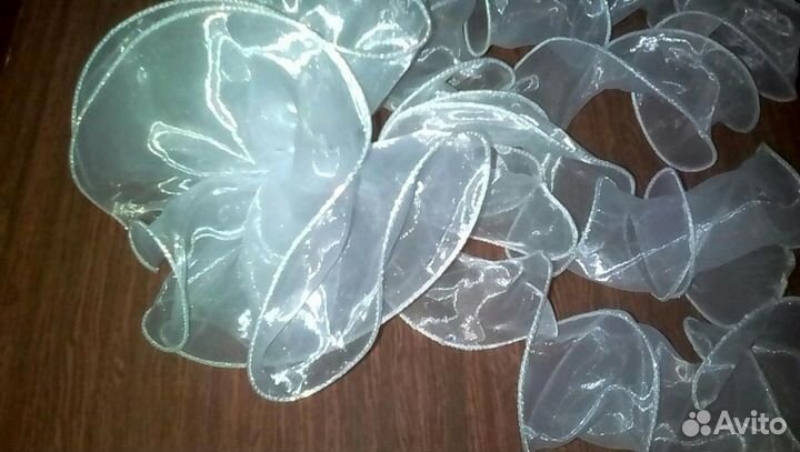 Красивый бантик на резиночке на 1 сентября