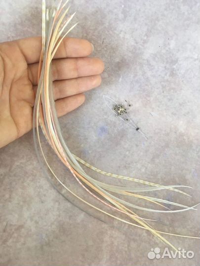 Набор перьев гризли для наращивания