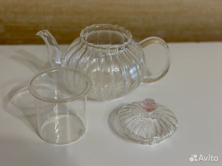 Чайник заварочный, 600 мл, со стеклянным ситом