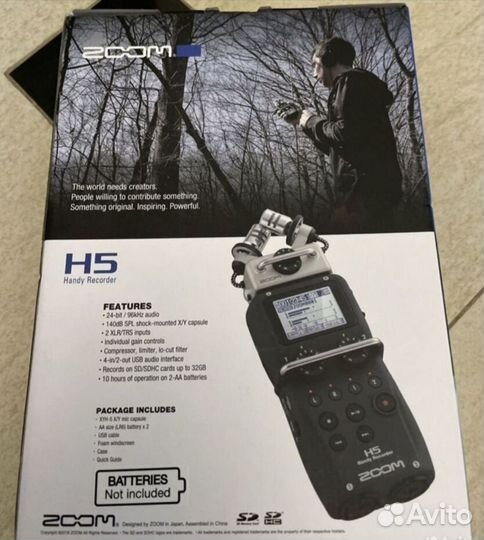 Zoom H5 рекордер модульный