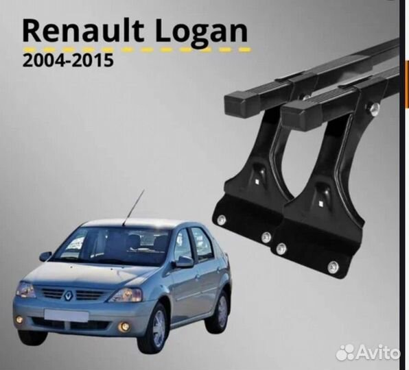 Багажник на крышу renault logan 1