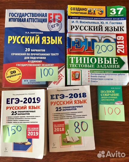 Учебники по русскому языку для подготовки к егэ