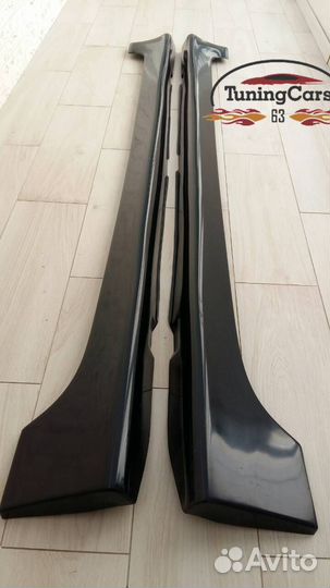 Пластиковые Пороги Хонда Цивик 4Д