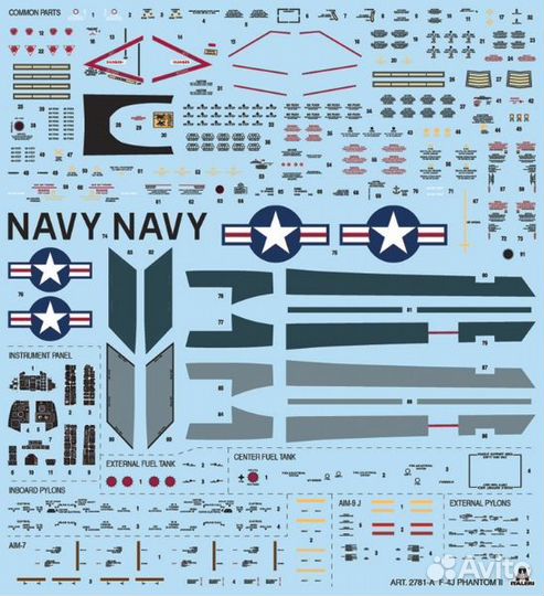 Сборная модель самолета Italeri 2781ит