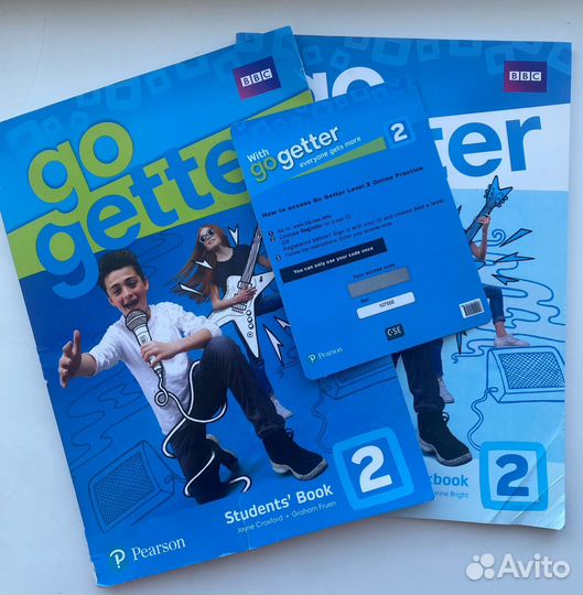 Учебник и тетрадь go getter 2 бу