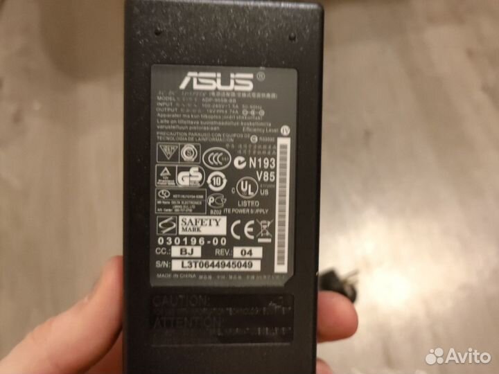 Зарядка для ноутбука asus