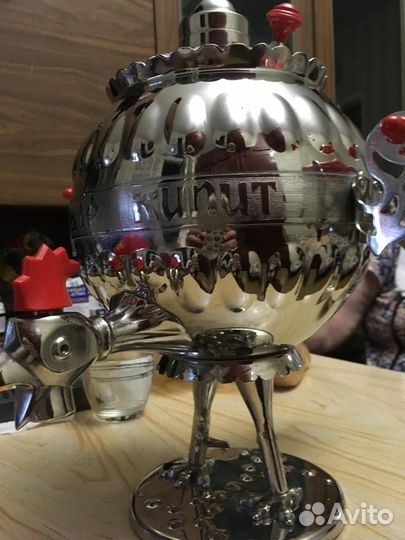 Самовар электрический новый Петушок на ножках