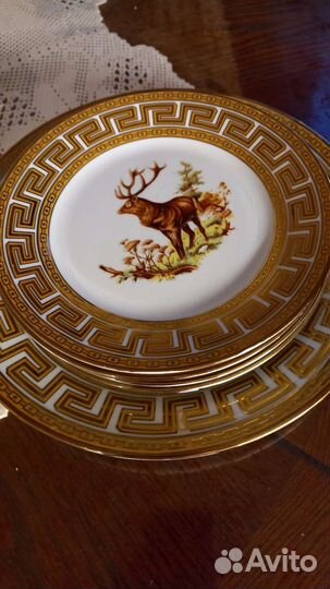Версаче набор тарелок+блюдо