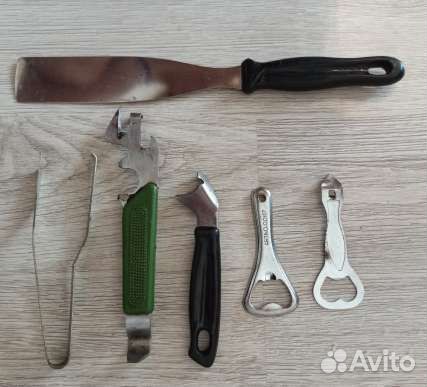 Открывашки,щипцы,лопатка