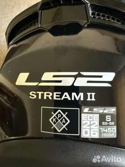 Мотошлем ls2 stream ll